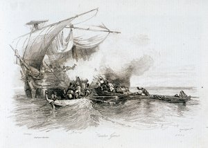 Yunan korsanlar by Alexandre Gabriel Decamps