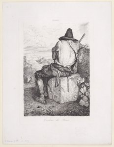 Domuz Bekçisi, 1843. by Alexandre Gabriel Decamps