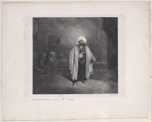 Ayakta Türk, 1831. by Alexandre Gabriel Decamps