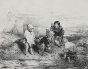 Karar Veren Atış by Alexandre Gabriel Decamps