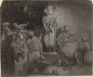Köle Pazarı [rekto] by Alexandre Gabriel Decamps