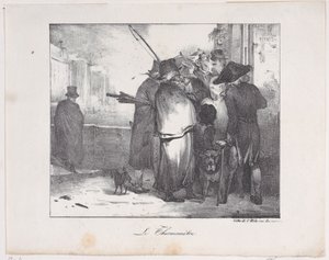 Termometre, 1823. by Alexandre Gabriel Decamps
