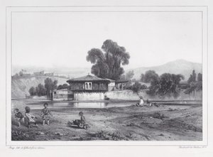 Türk Kışlası, 1823-60. by Alexandre Gabriel Decamps