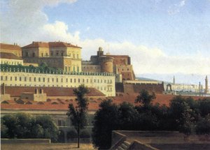 Napoli, Palazzo Reale, c.1780 (tuval üzerine kağıt üzerine yağlı boya)