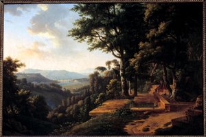 Filozof Jean Jacques Rousseau (1712-1778) 1770 yılında Lyon yakınlarındaki Parc de la Rochecordon