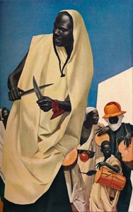 Kuli-Kuta Dansı, Niamey, 1926 by Alexandre Jacovleff