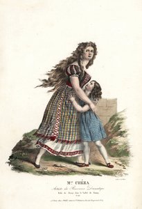 Balerin Miss Marie Cheza Jean-Louis Aumer, Panorama Dramatique tarafından bale-pandomim Jenny