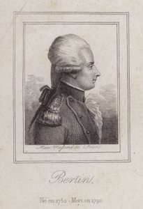 Antoine de Bertin, Fransız şair (gravür) by Alexandre Massard