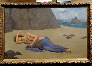 Orphee Resminin Ağıtı Alexandre Seon (1855-1917) 1896. Dim. 0,73 x 1,16 m. Musée d'Orsay, Paris