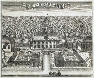 Catherinehof, 1717. by Alexei Ivanovich Rostovtsev