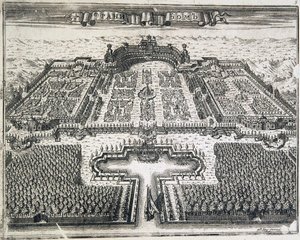 Oranienbaum, 1717. by Alexei Ivanovich Rostovtsev