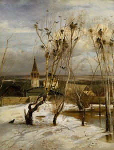 Kaleler Geri Döndü by Alexei Kondratievich Savrasov