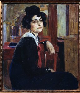 Bir Fransız kadın (Bir Fransız kadın). Alexei Mikhaylovich Korin
