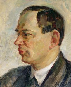 Vissarion Shebalin'in Portresi (1902-63) 1933 (tuval üzerine yağlı boya) by Alexei Nikolayevich Arzhenikov