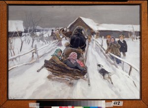 Shrovetide Sırasında Araba Sürmek - Alexei Stepanovich Stepanov