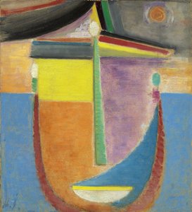 Soyut Kafa: Kompozisyon, 1924 by Alexej von Jawlensky