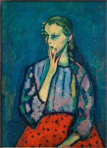Bir kızın portresi, 1909 by Alexej von Jawlensky