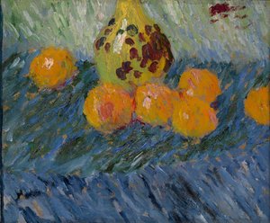 Portakallı Natürmort by Alexej von Jawlensky