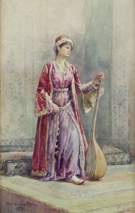 Bir Harem Müzisyeni, 1888 by Alexina MacRitchie