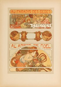Dekoratif Belgeler, 1902. by Alfons Marie Mucha