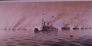 1898 İspanyol-Amerikan Savaşı, Manila Körfezi Savaşı by Alfonso Sanz