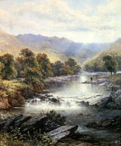 Nehir Vadisinde Bir Fener by Alfred Augustus (after) Glendening
