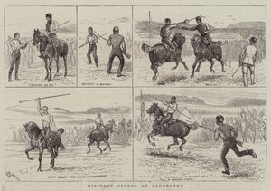 Aldershot'ta Askeri Sporlar by Alfred Chantrey Corbould