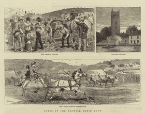 Banwell At Gösterisinden Notlar by Alfred Chantrey Corbould