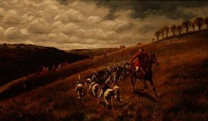 Onları kapatmak (tuval üzerine yağlı boya) by Alfred Charles Havell
