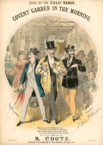 Müzik notası: Sabah Covent Garden by Alfred Concanen