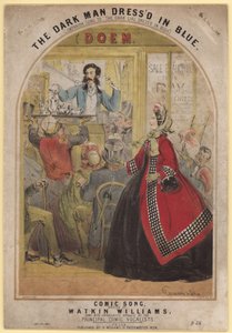 Mavi Giyinmiş Karanlık Adam by Alfred Concanen