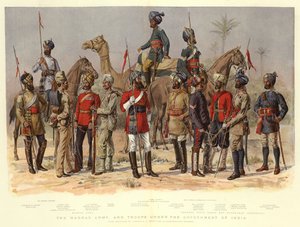 Madras Ordusu ve Hindistan Hükümeti Altındaki Birlikler