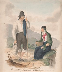 Chasna, Tenerife Köylüleri by Alfred Diston