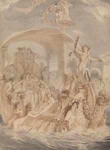 Kleopatra, Antony ile Buluşmak İçin Cydnus'ta by Alfred Edward Chalon