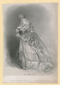 RJ Lane tarafından kazınmış Giuditta Makarna, Temmuz 1837'de yayınlandı by Alfred Edward Chalon