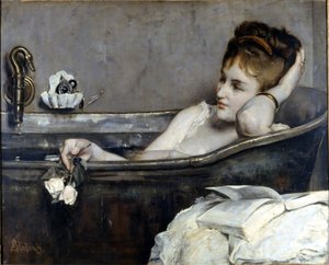 Alfred Stevens: “Banyo” 1867. Compiègne Ulusal Müzesi by Alfred Emile Stevens