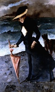 Fırtına, 1891 by Alfred Emile Stevens