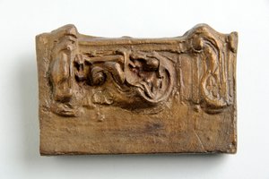 Oturan Figürlü Pano Maketi (boyalı alçı) by Alfred Gilbert