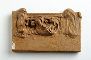 Oturan Figürlü Pano Maketi (boyalı alçı) by Alfred Gilbert