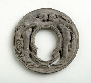 Arabesk Rozetli Kolye için Maket (bronz alçı) by Alfred Gilbert