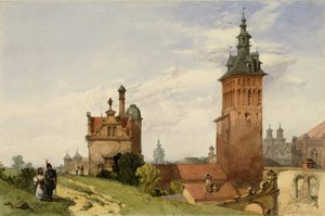 Moskova Yakınlarından Bir Görünüm, 1836 (kağıt üzerinde wc)