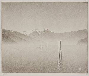 Como Gölü (aquatint)