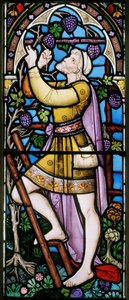 The Husbandman of the True Vine, 1866 (vitray)