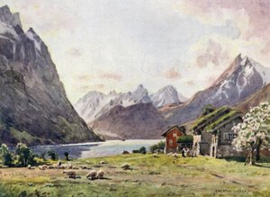 Grotta Laiterie de la Reine, byggð árið 1785 phototurki by Alfred Heaton Cooper