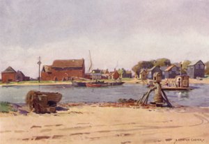 Walberswick Feribotu, Suffolk by Alfred Heaton Cooper