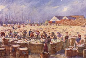 Yarmouth, Norfolk, Ringa Hasadı by Alfred Heaton Cooper