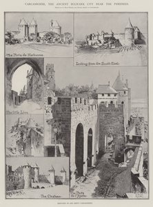 Carcassonne, Pireneler yakınlarındaki Antik Siper Şehri
