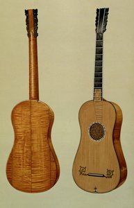 Antonio Stradivarius tarafından yapılan gitar (c.1644-1737), 