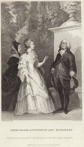 Kraliçe Marie Antoinette ve Honore Gabriel Riqueti