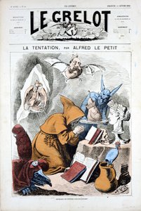 “Le Grelot”un kapağı, 40 numara, Satirique en Couleurs by Alfred Le Petit